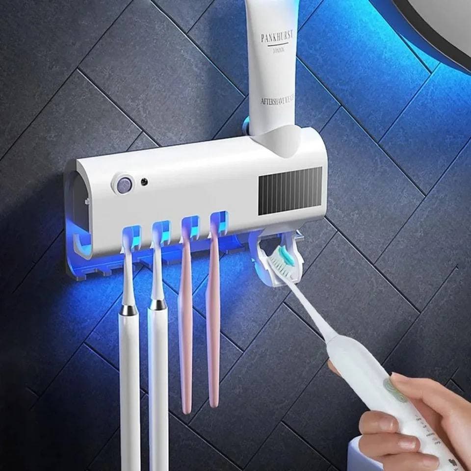 Soporte Esterilizador UV Inteligente para Cepillos de Dientes - Vista 1